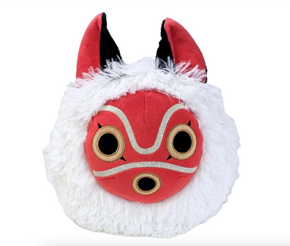 15" Fluffy San Facemask Plush Studio Ghibli  Princess Mononoke