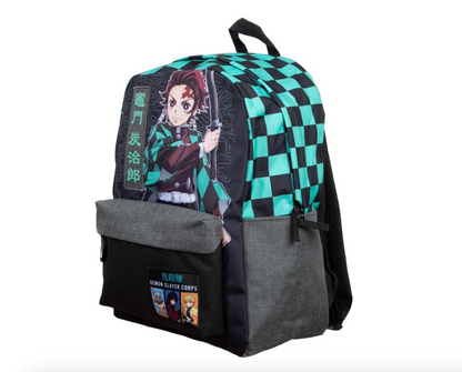 Backpack Demon Slayer Tanjiro Checkered Bag