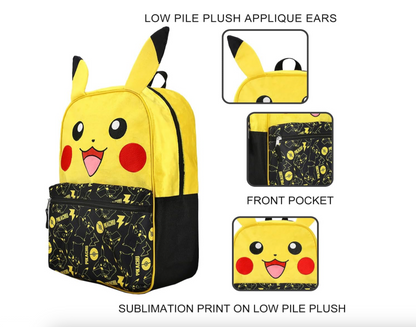 Backpack 16" Pikachu Bag