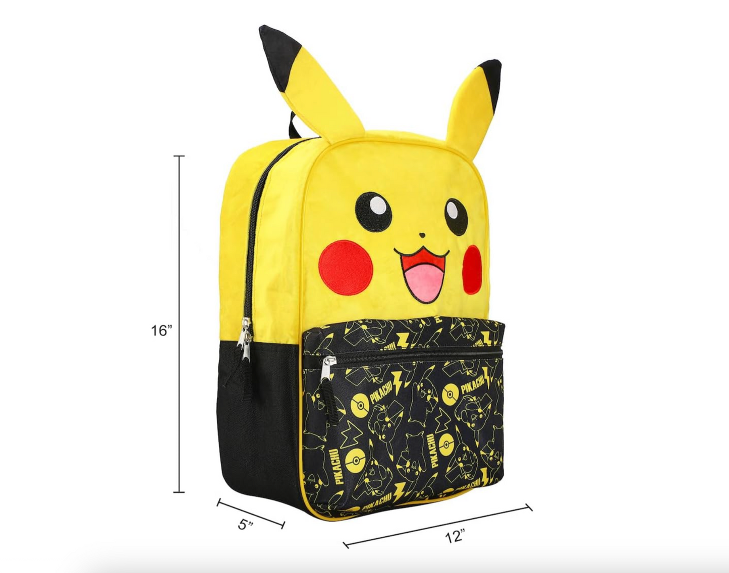 Backpack 16" Pikachu Bag