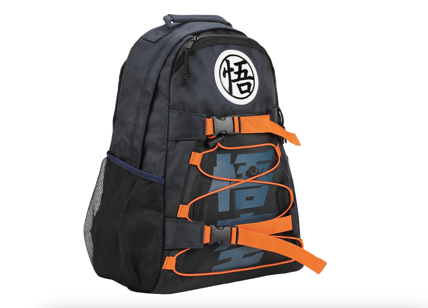 Backpack Dragon Ball Z Kanji Symbols Blue Built-Up Bag