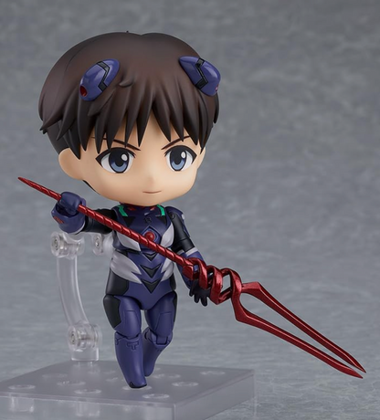 Official Licensed Evangelion - Shinji Ikari (Plugsuit Ver.) 1445 movable face-swap hand Nendoroid Action Figure