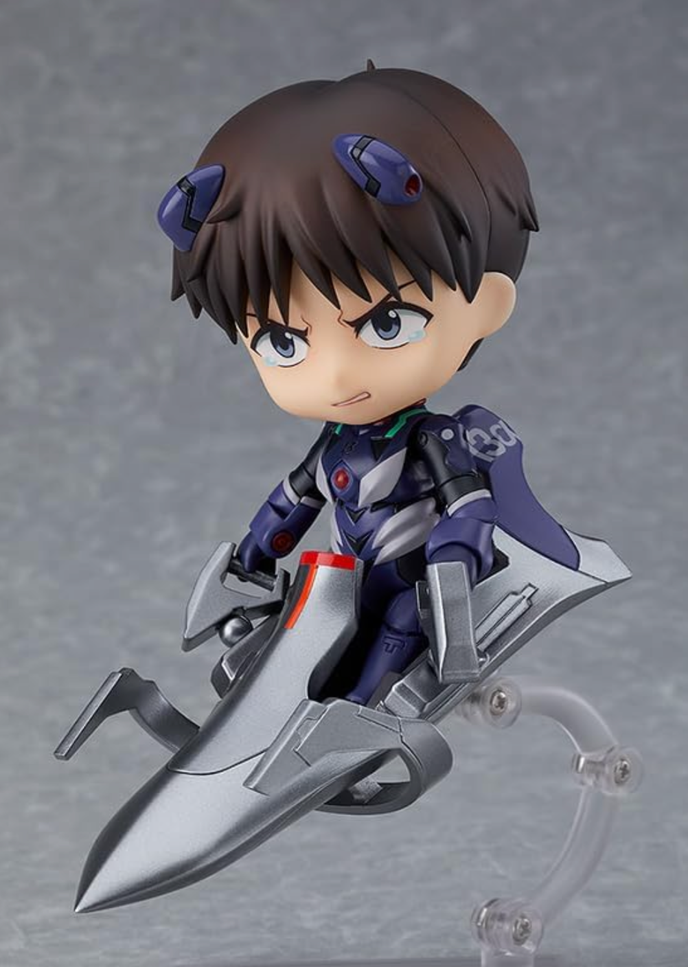 Official Licensed Evangelion - Shinji Ikari (Plugsuit Ver.) 1445 movable face-swap hand Nendoroid Action Figure