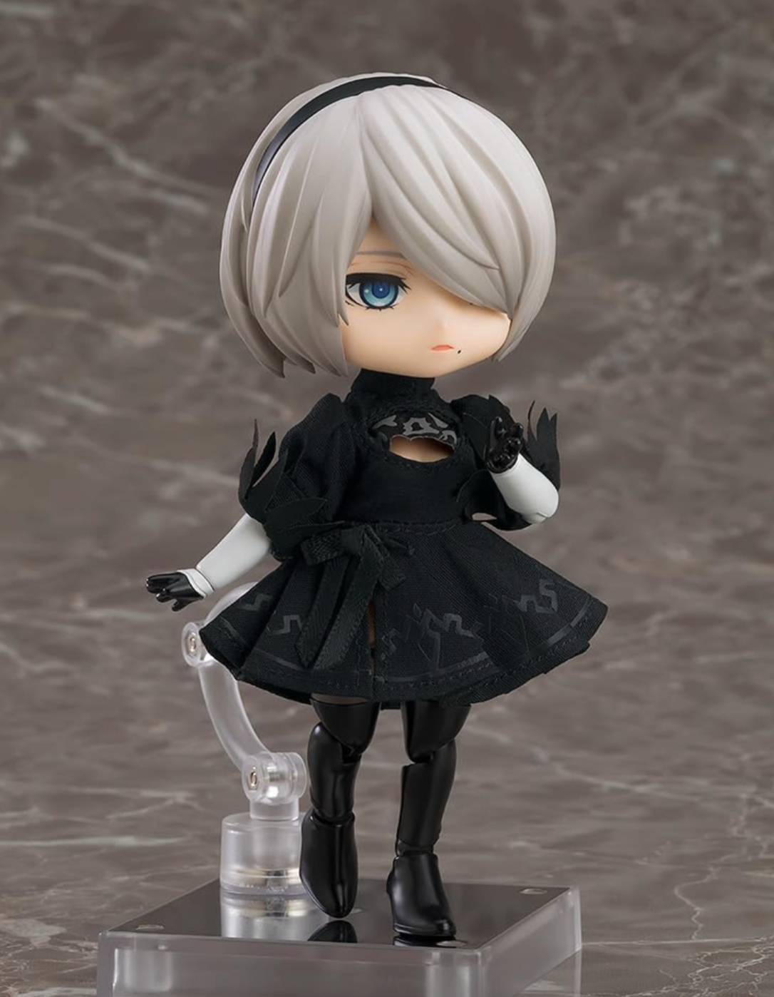 Official Licensed Nier - Automata: 2B (Yorha No.2 Type B) movable face-swap hand Nendoroid Action Figure