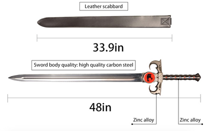 Tiger-cat Thunderbolt Mystic Sword Sword of Omens, Eye of Thundera - Metal