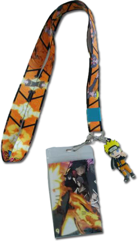 Lanyard Neck Strap Keychain ID Badge Holder - NARUTO SHIPPUDEN- NARUTO