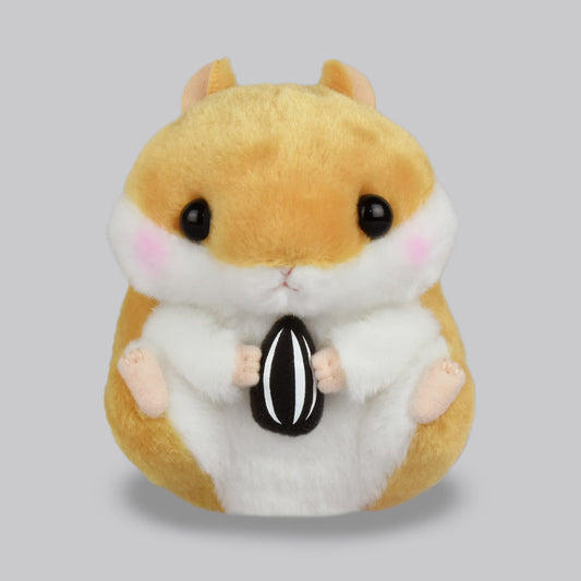 Amuse Hamster Coron 6" Inch Brushy Adorable Plush Stuffed Hammy, Ultra-Soft Toy Kawaii for Kids Boys Girls