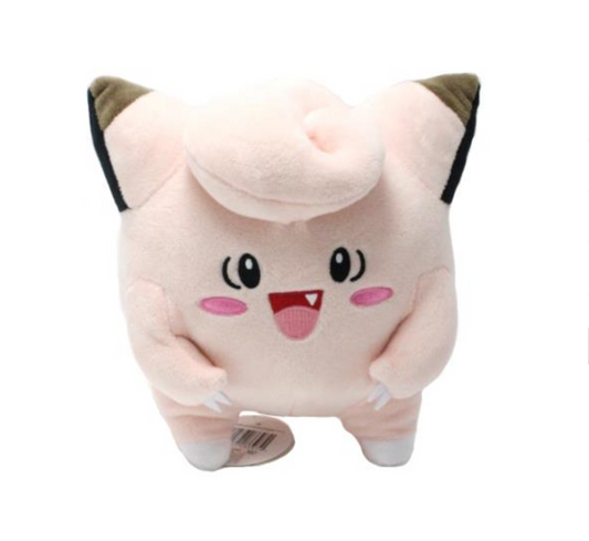 Pokemon Clefairy 10" Cute Plush Doll Cartoon Stuffed Animal Kids Gift Soft Toys