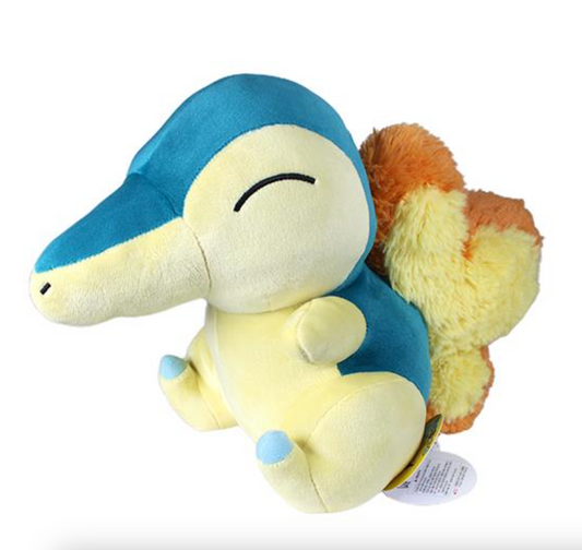 Pokemon Cyndaquil 10" Stuffed Animal Plush Toy Ultra Ultra-Soft Doll Material, Perfect for Playing, Cuddling & Sleeping