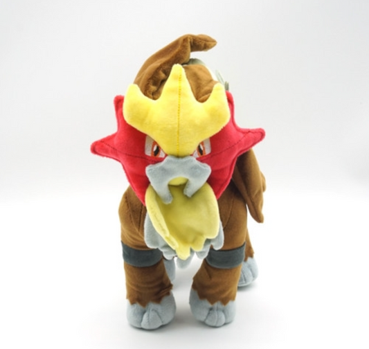 Pokemon Entei 10" Fluffy Plushies Toy Stuffed Animals Plush Doll Great Gift for Kids Fans