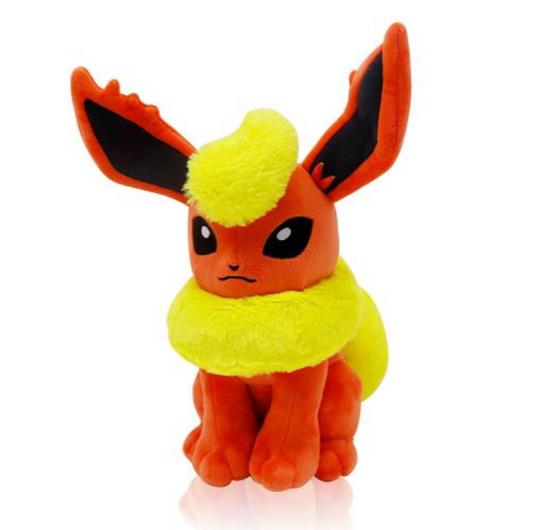 Pokemon Flareon 12“ Fluffy Plushies Toy Stuffed Animals Plush Doll Great Gift for Kids Fans