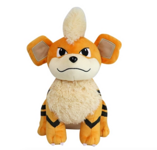 Pokemon Growlithe 10" Soft Plush Stuffed Animal Toy Animated Plushies Doll Birthday Holiday Gifts