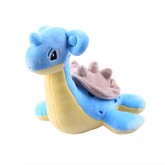 Pokemon Lapras 10" Soft Plush Stuffed Animal Toy Animated Plushies Doll Birthday Holiday Gifts