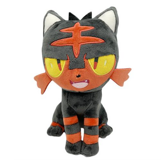 Pokemon Litten 10" Soft Plush Stuffed Animal Toy Animated Plushies Doll Birthday Holiday Gifts