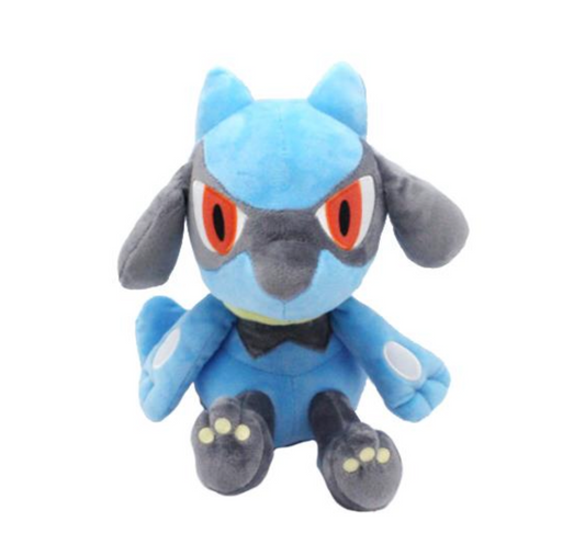 Pokemon Riolu 10" Soft Huggable Plush Stuffed Animal Fluffy Gift Cute Doll Toys