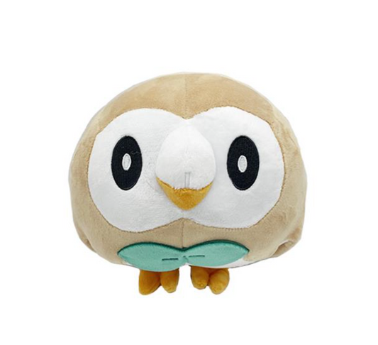 Pokemon Rowlet 10" Soft Huggable Plush Stuffed Animal Fluffy Gift Cute Doll Toys