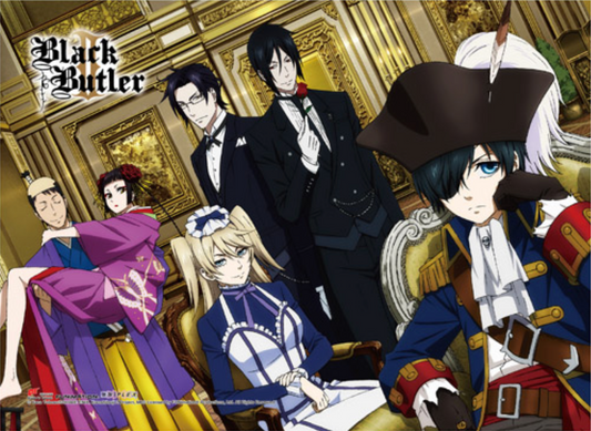 Wall Scroll - Black Butler 2 - Group Hi-End